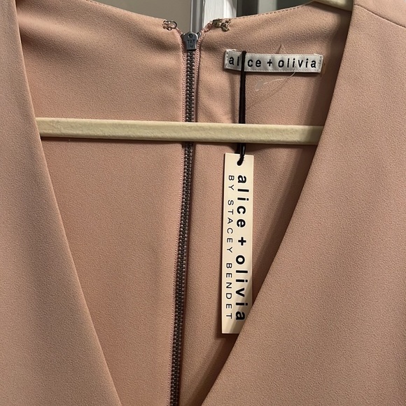 NWT Alice + Olivia Maya Colorblock Trapeze Dress - Picture 4 of 5